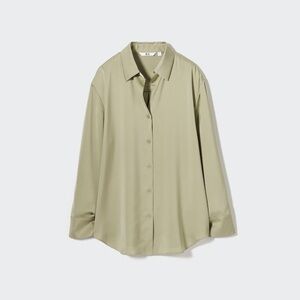 Uniqlo Sage Green Shirt